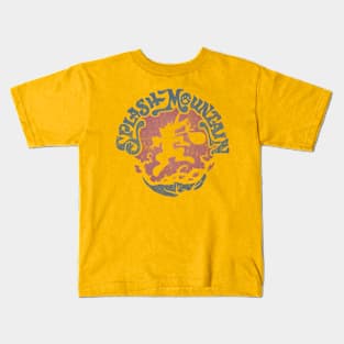 Vintage Splash Mountain Kids T-Shirt